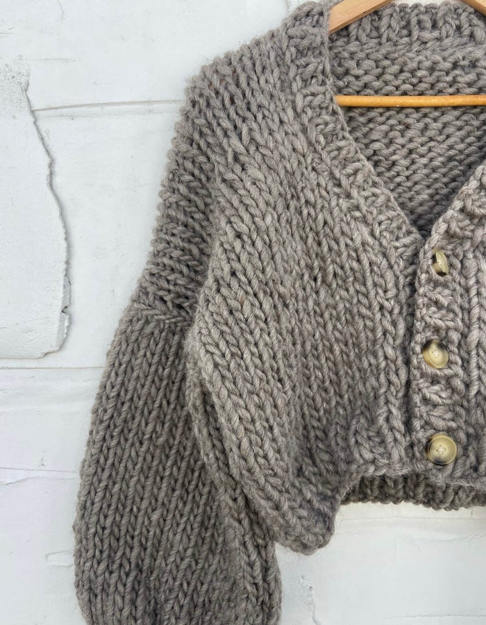 WORN + WILDER // The Basic Cardi // Grey