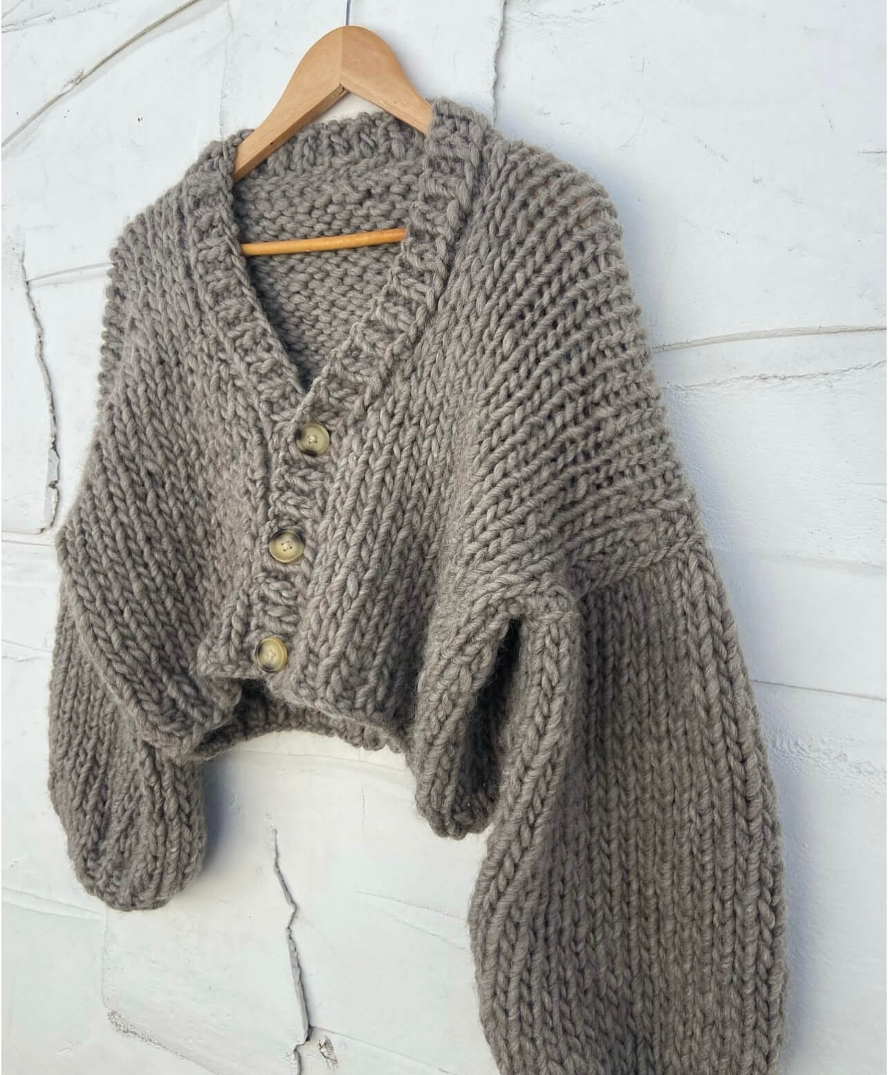 WORN + WILDER // The Basic Cardi // Grey
