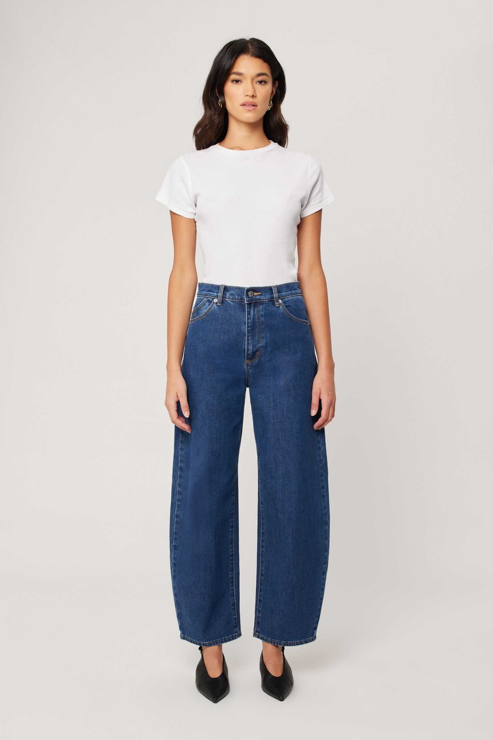 ROLLA'S // Gigi Barrel Jean // Forever Blue