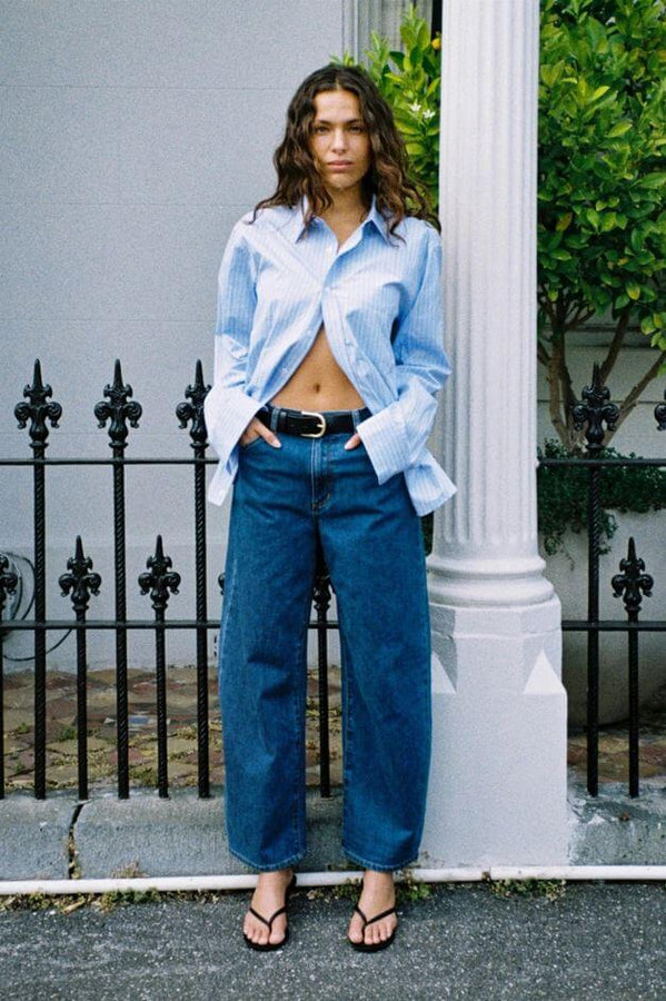 ROLLA'S // Gigi Barrel Jean // Forever Blue