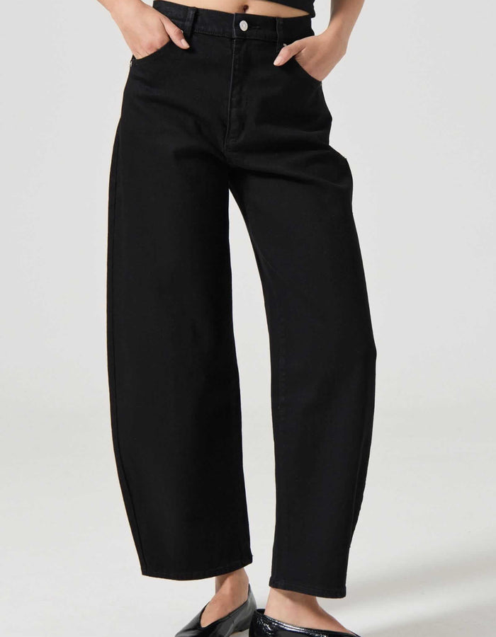 ROLLA'S // Gigi Barrel Jean // Forever Black