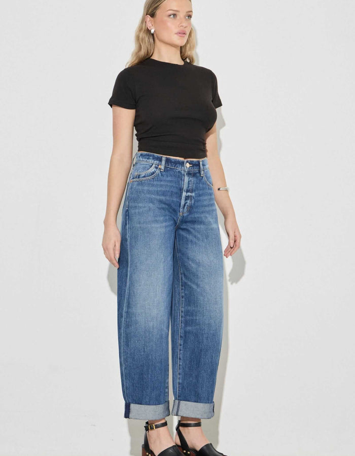ROLLA'S // Gigi Barrel Jean // Paris Texas Turnup