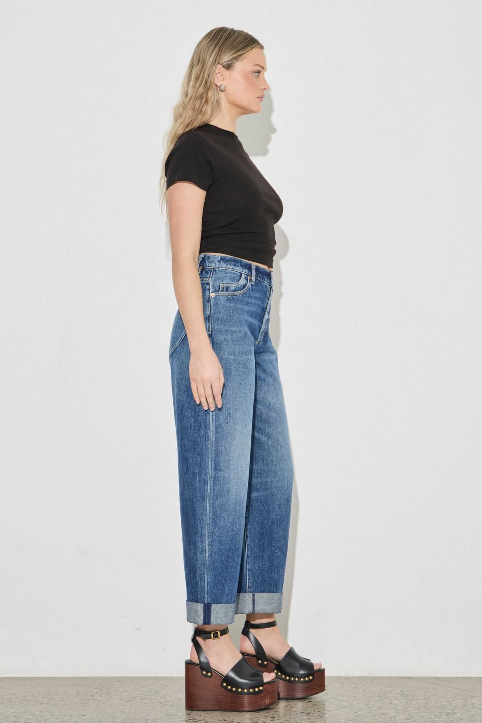 ROLLA'S // Gigi Barrel Jean // Paris Texas Turnup