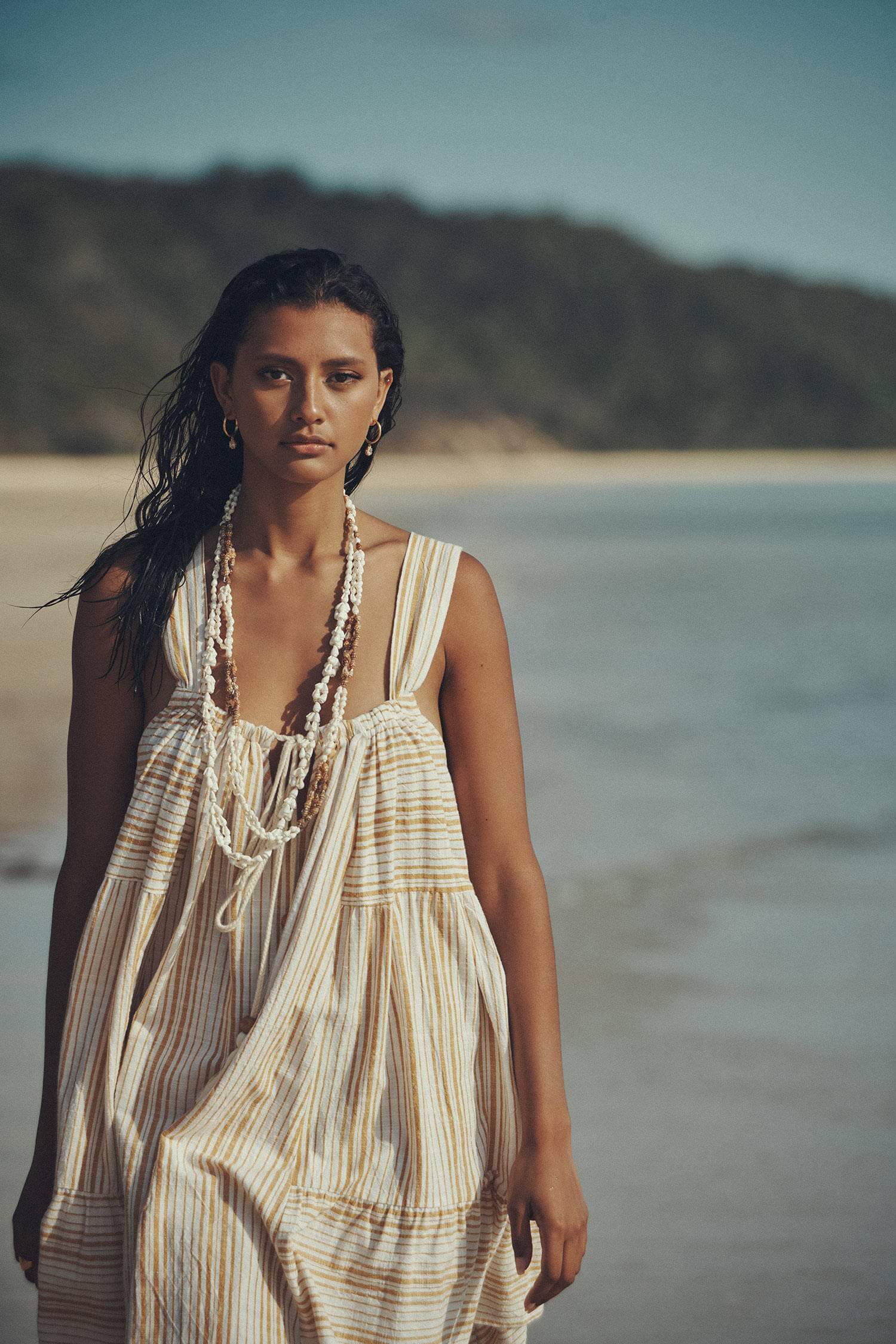 SPELL & THE GYPSY COLLECTIVE // Lady Palm Strappy Mini Dress // Small