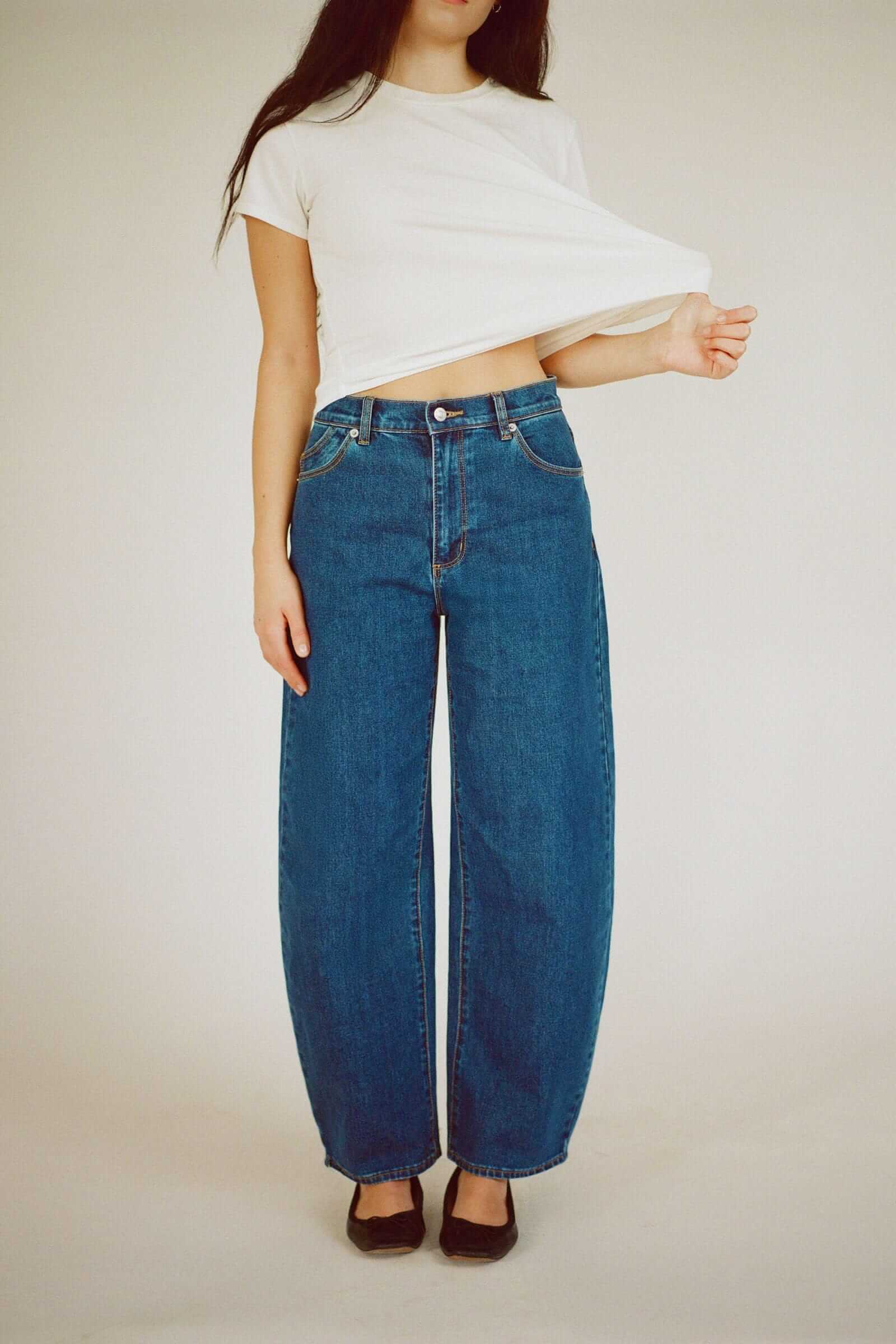 ROLLA'S // Gigi Barrel Jean // Forever Blue