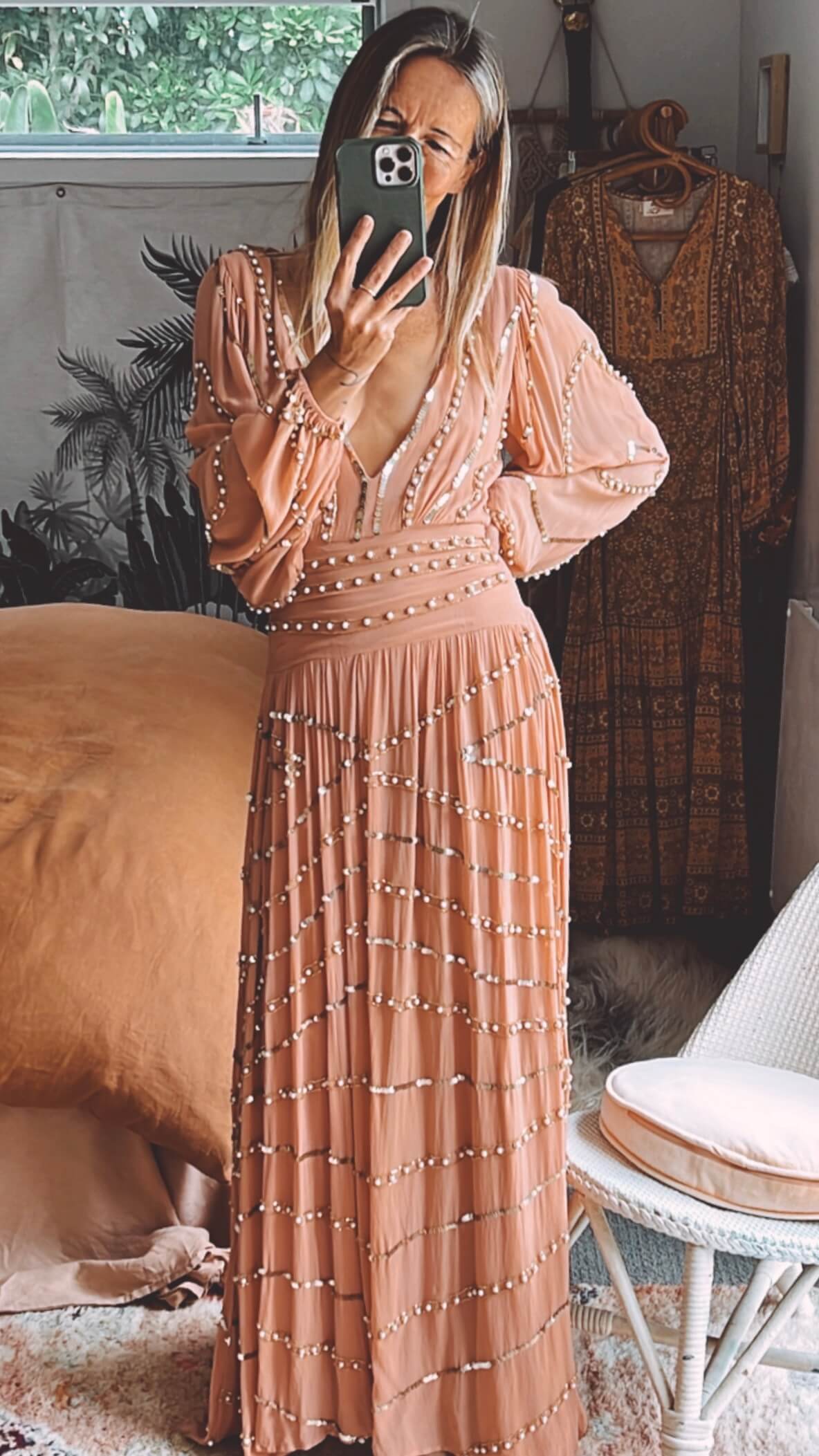 JEN'S PIRATE BOOTY // Odyssey Lapis Maxi Dress - Odyssey Clay