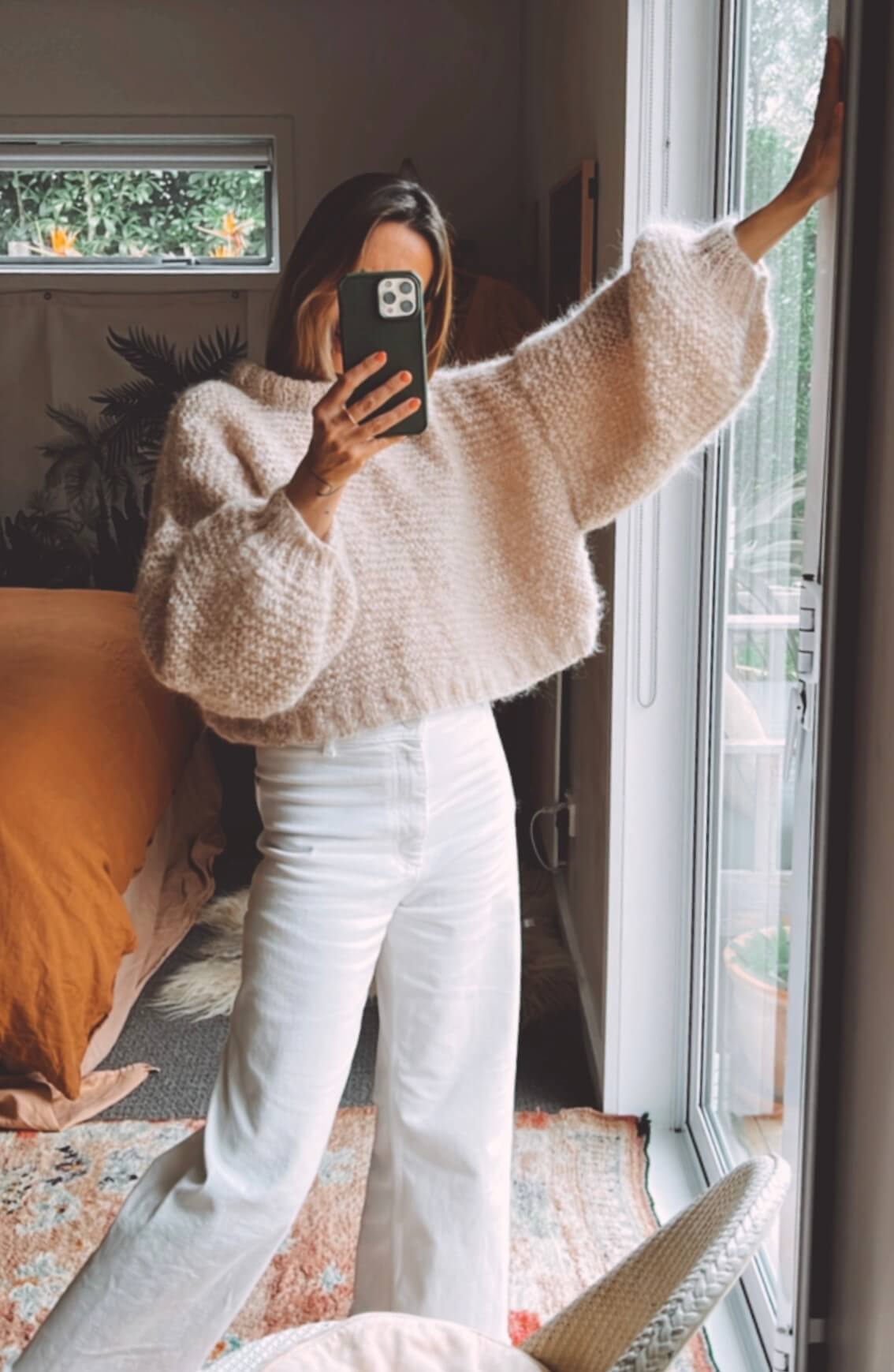 WORN + WILDER // The Cropped Crew II // Buff Mohair