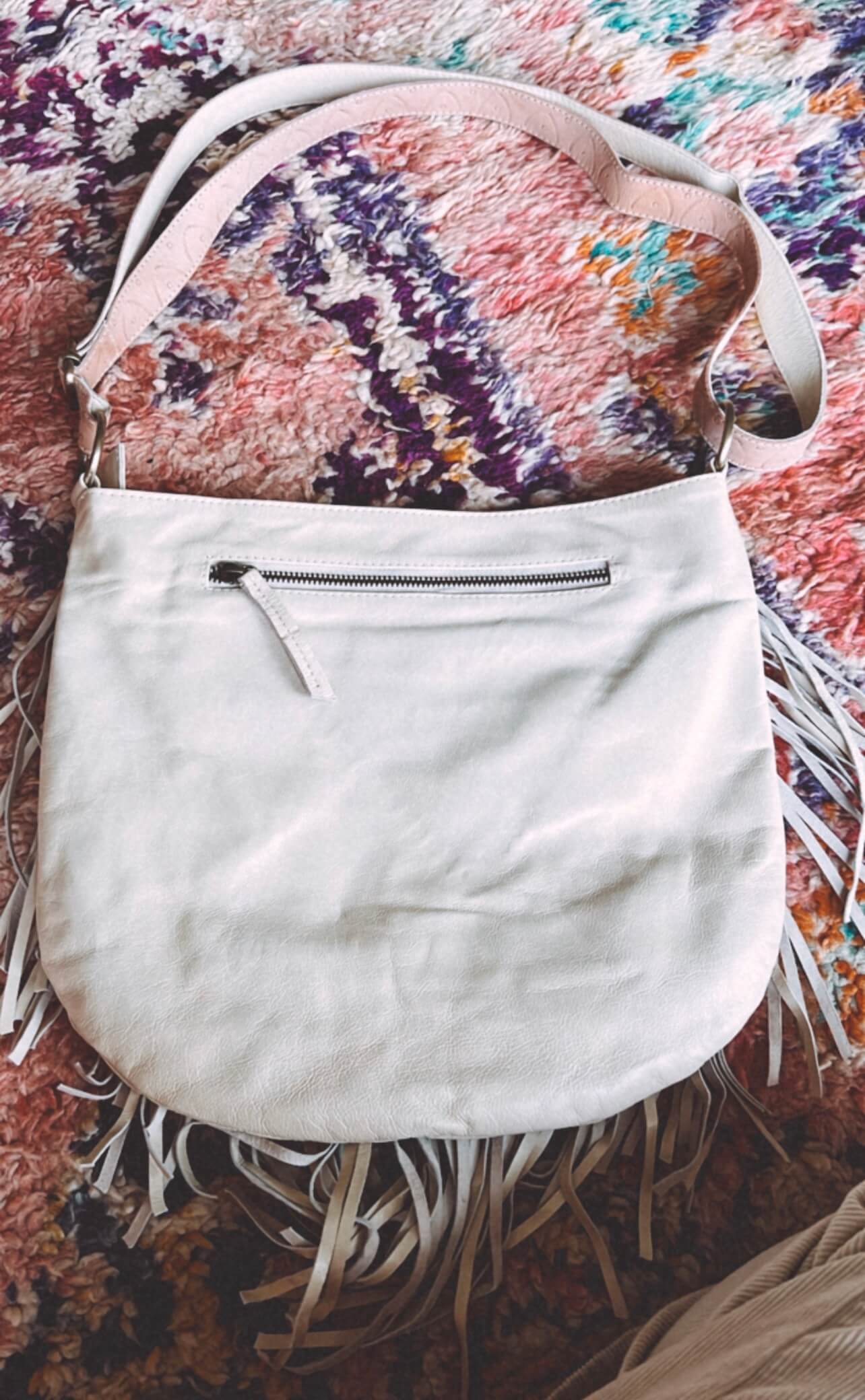 TANAH FOLK // Siren Leather Bag // Blush