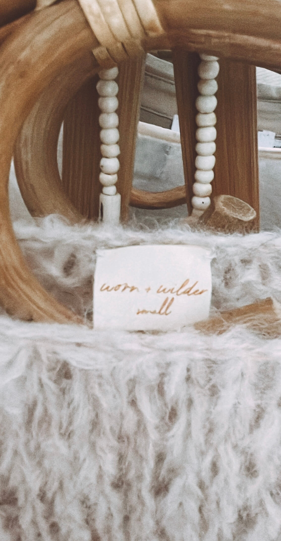 WORN + WILDER // The Cropped Boatneck // Buff Mohair