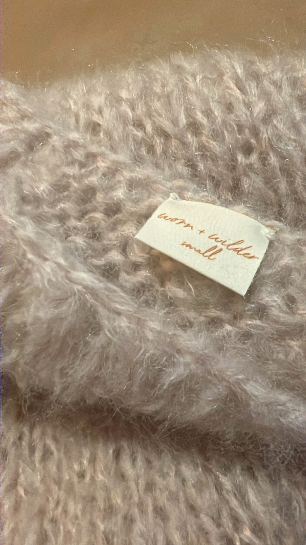 WORN + WILDER // The Cropped Boatneck // Buff Mohair