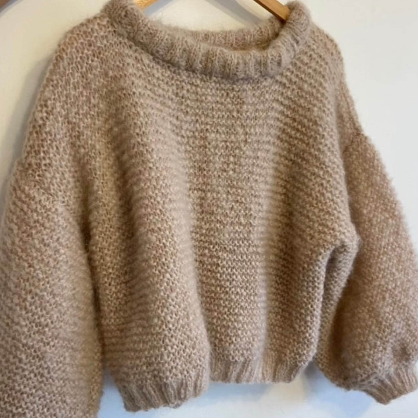 WORN + WILDER // The Cropped Crew II // Buff Mohair