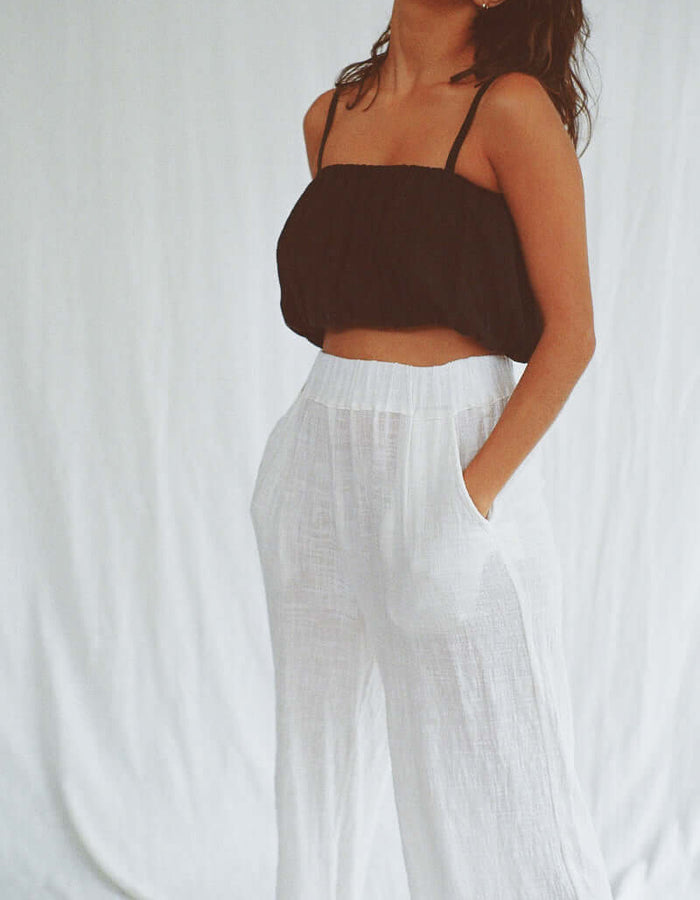 Moon Bandeau // Black Colourway