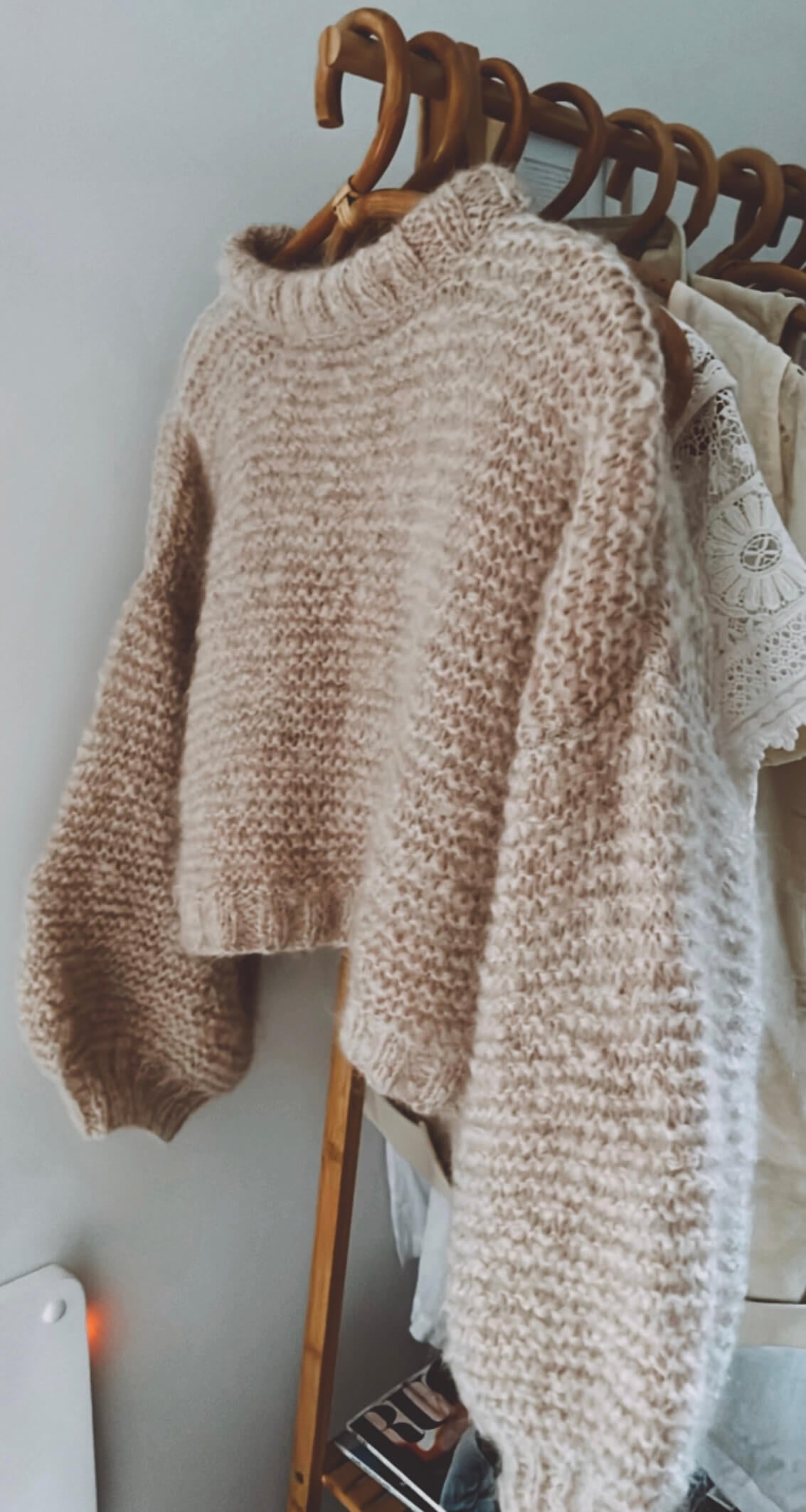 WORN + WILDER // The Cropped Crew II // Buff Mohair