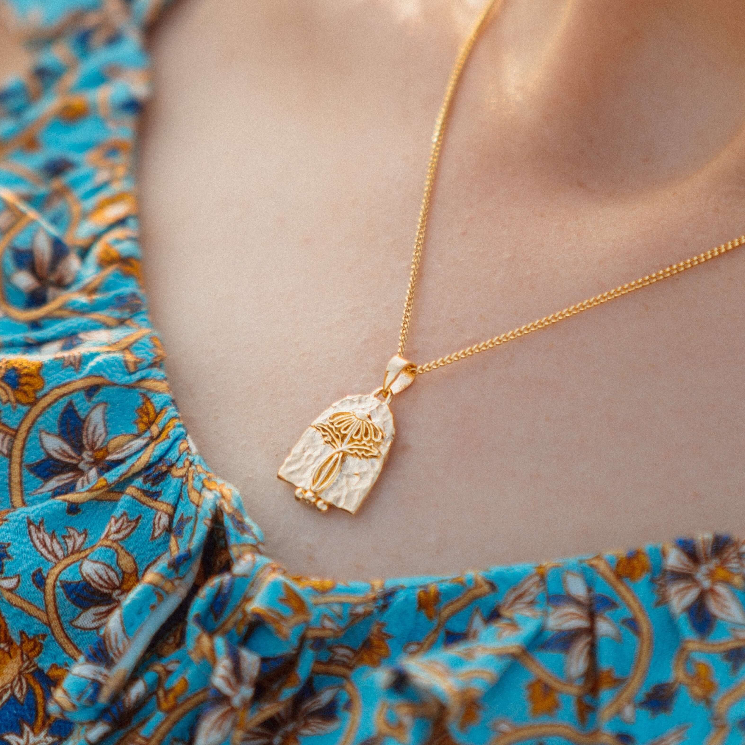 ARNHEM x LUNA + ROSE // 'Here Comes The Sun' // Pendant Necklace // Gold