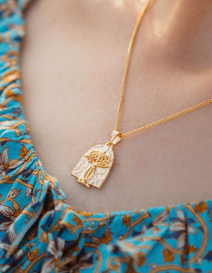 ARNHEM x LUNA + ROSE // 'Here Comes The Sun' // Pendant Necklace // Gold