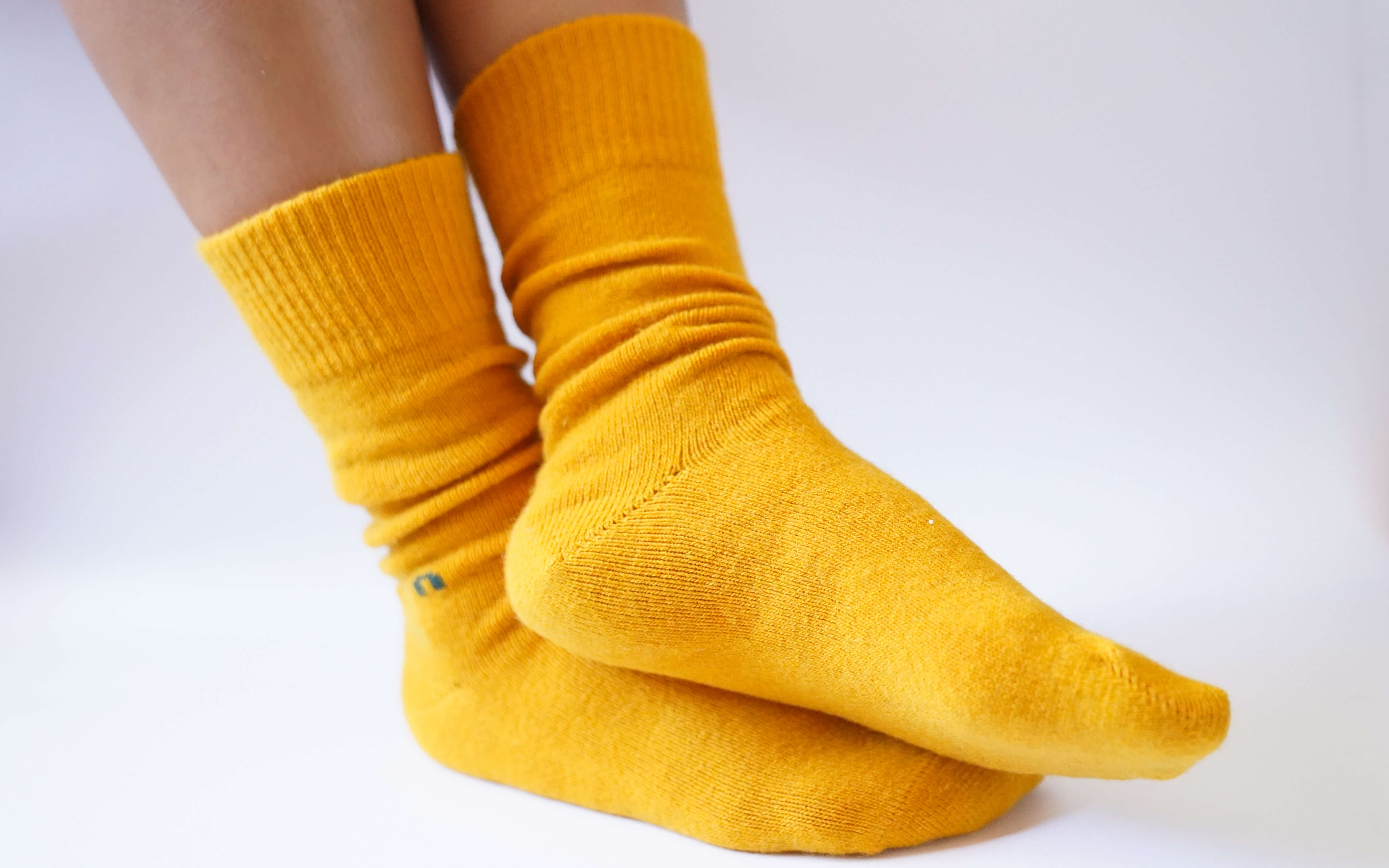NOOAN Possum Merino Hamilton Socks - Golden Fusion