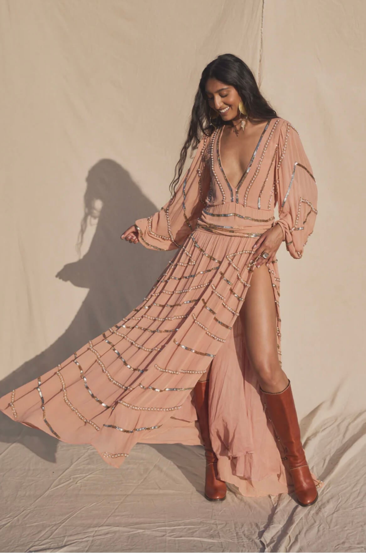 JEN'S PIRATE BOOTY // Odyssey Lapis Maxi Dress - Odyssey Clay
