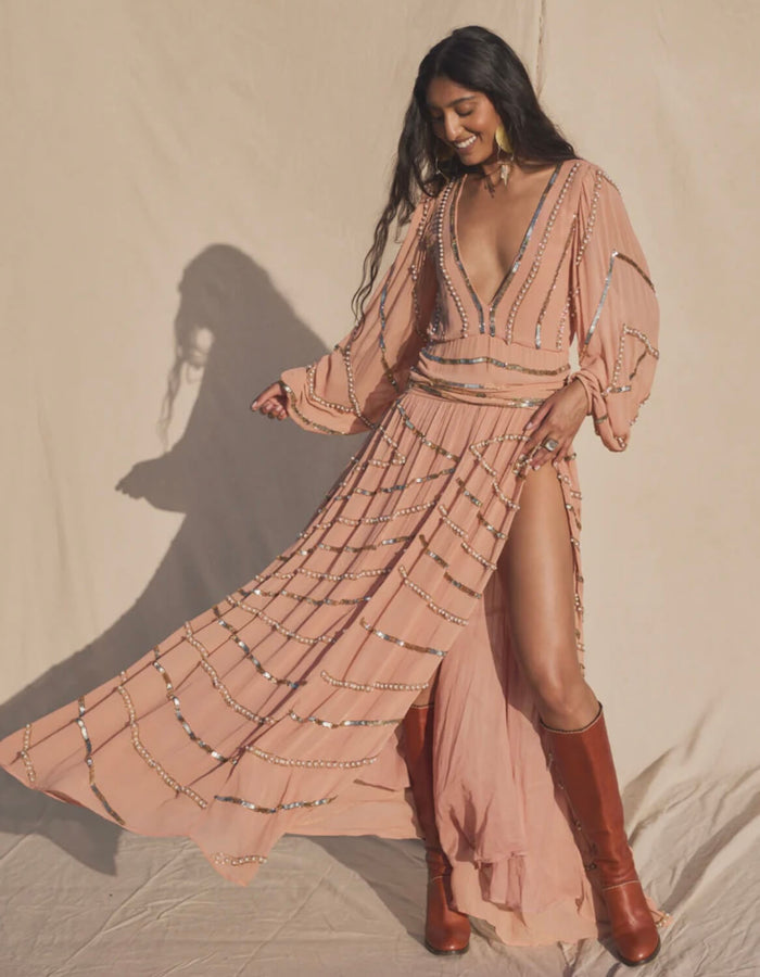 JEN'S PIRATE BOOTY // Odyssey Lapis Maxi Dress - Odyssey Clay