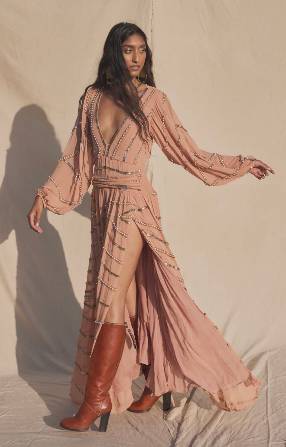 JEN'S PIRATE BOOTY // Odyssey Lapis Maxi Dress - Odyssey Clay