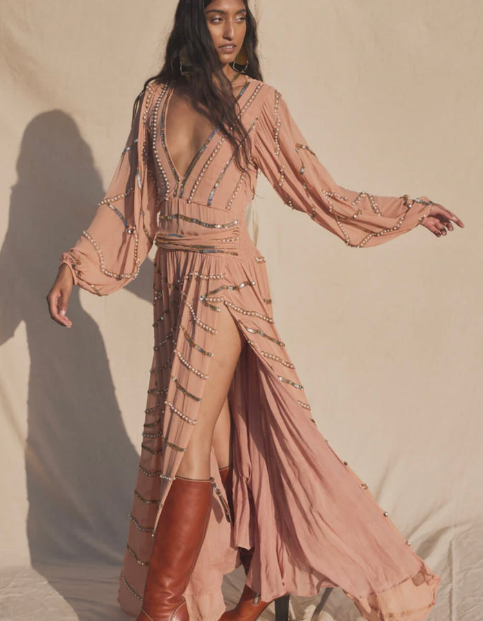 JEN'S PIRATE BOOTY // Odyssey Lapis Maxi Dress - Odyssey Clay