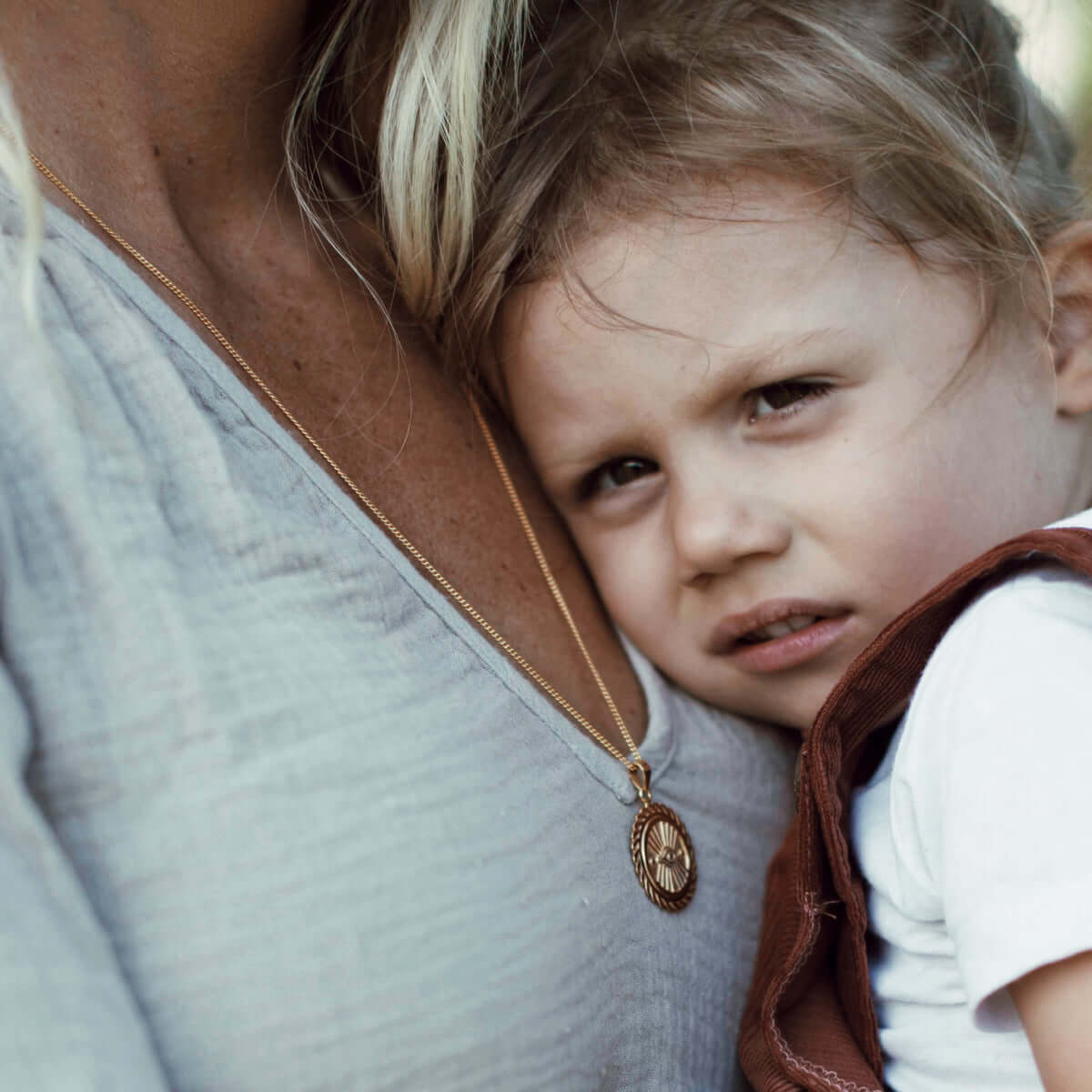 LUNA + ROSE // Suzanne 'Protection' // Pendant Necklace // Gold