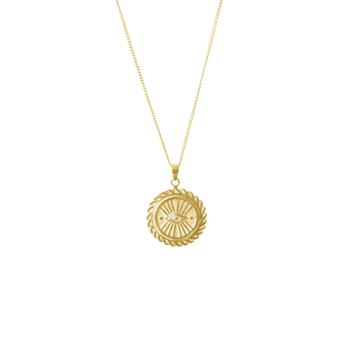 LUNA + ROSE // Suzanne 'Protection' // Pendant Necklace // Gold