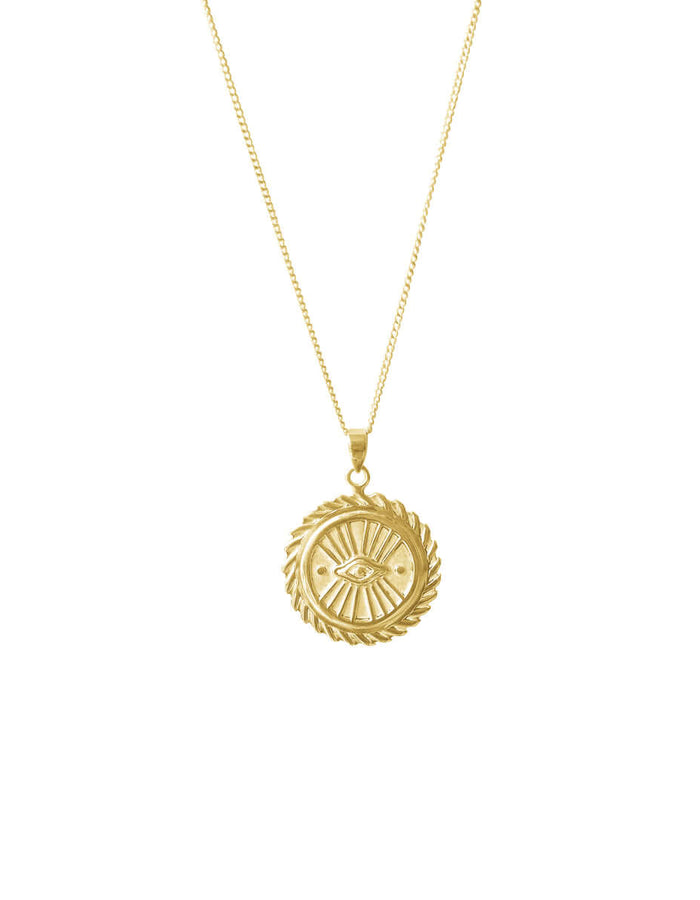 LUNA + ROSE // Suzanne 'Protection' // Pendant Necklace // Gold