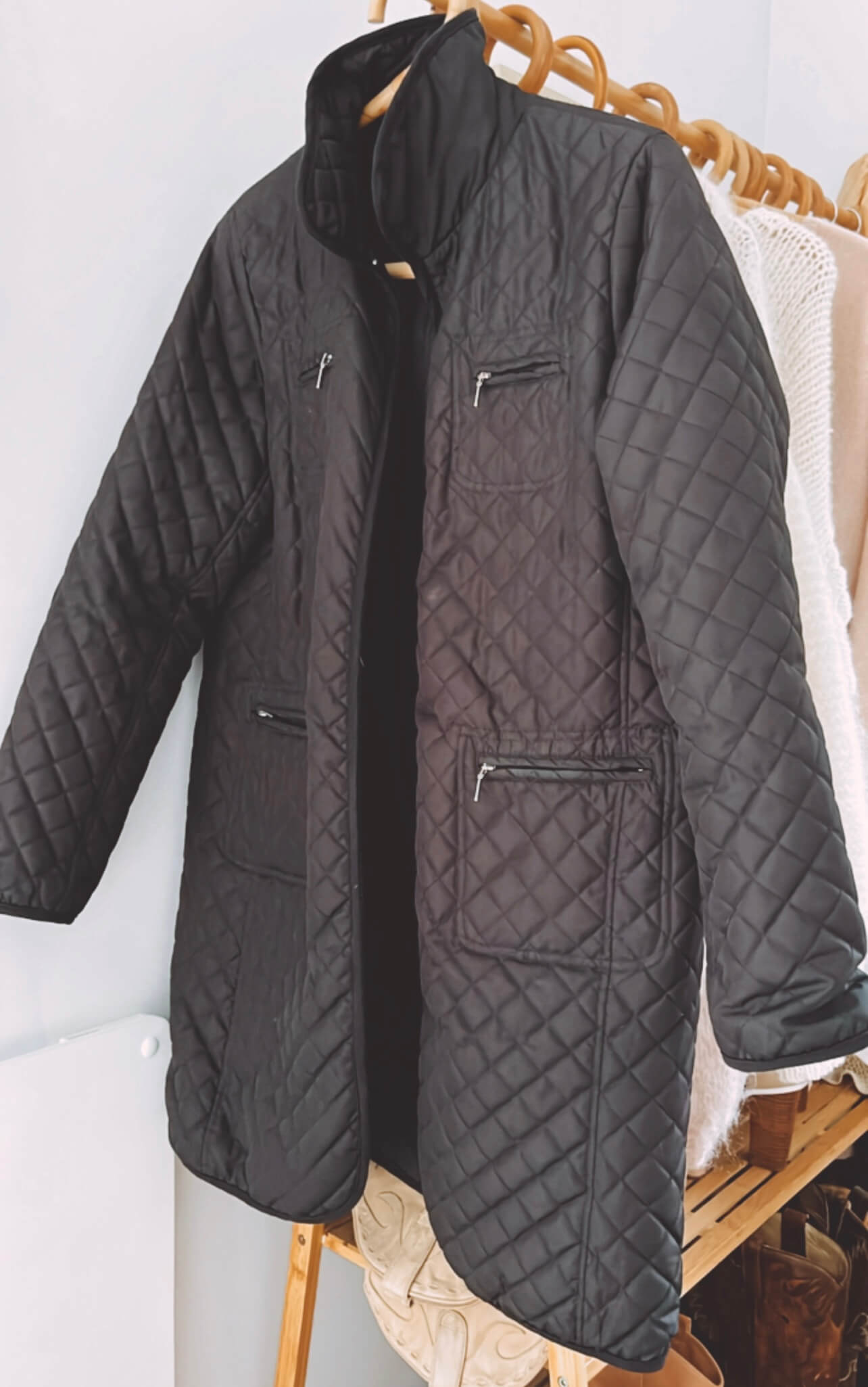 DUCHAMP Quilted Coat // Size 14