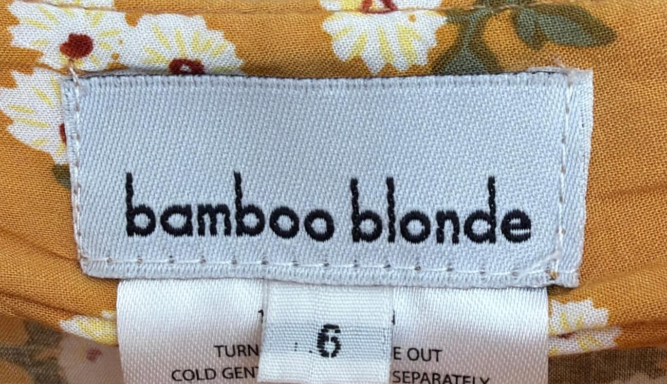 BAMBOO BLONDE // Lory Mini Skirt // Size 6