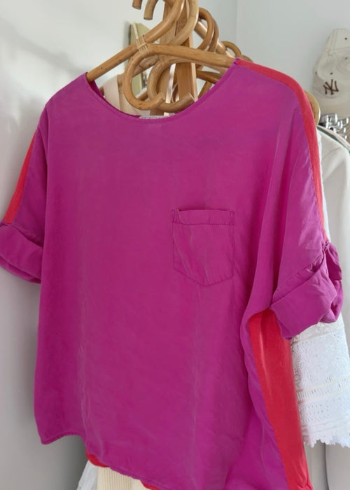 CAROLINE SILLS // Silk Blouse // Size 12