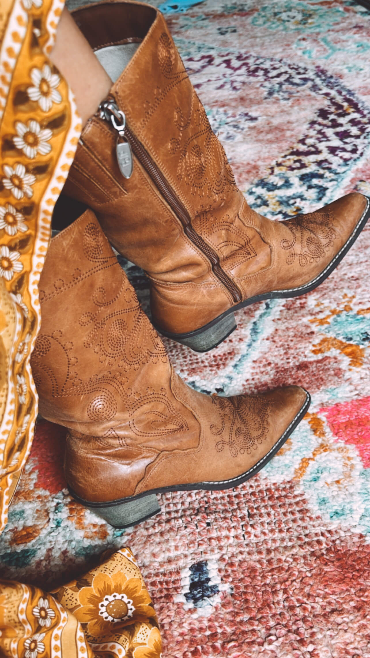 Leather Cowboy Boot // EUR 38