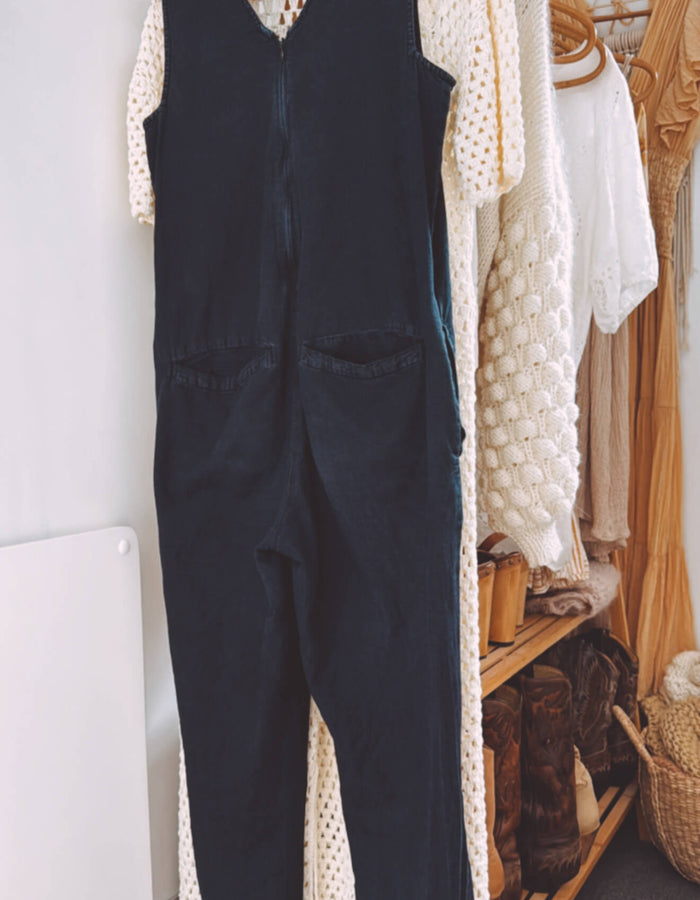 NEUW Dylan Onepiece Overalls // Indigo // Size 6/XS (fit Size 8)