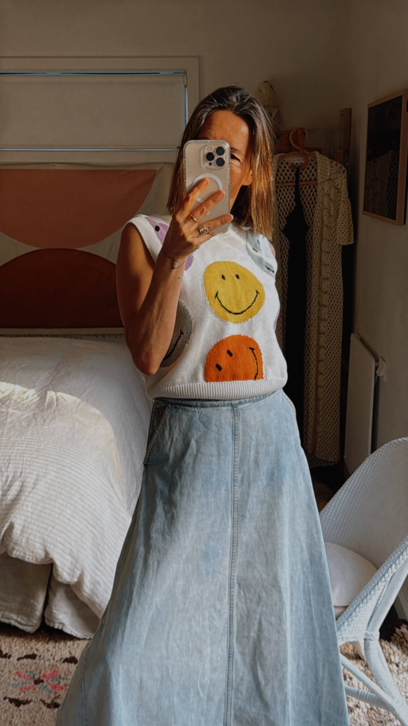 H&M X SMILEY VEST // MEDIUM