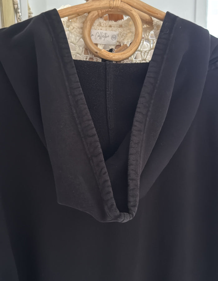 STAPLE + CLOTH // Sweatshirt Dress // Black // Small