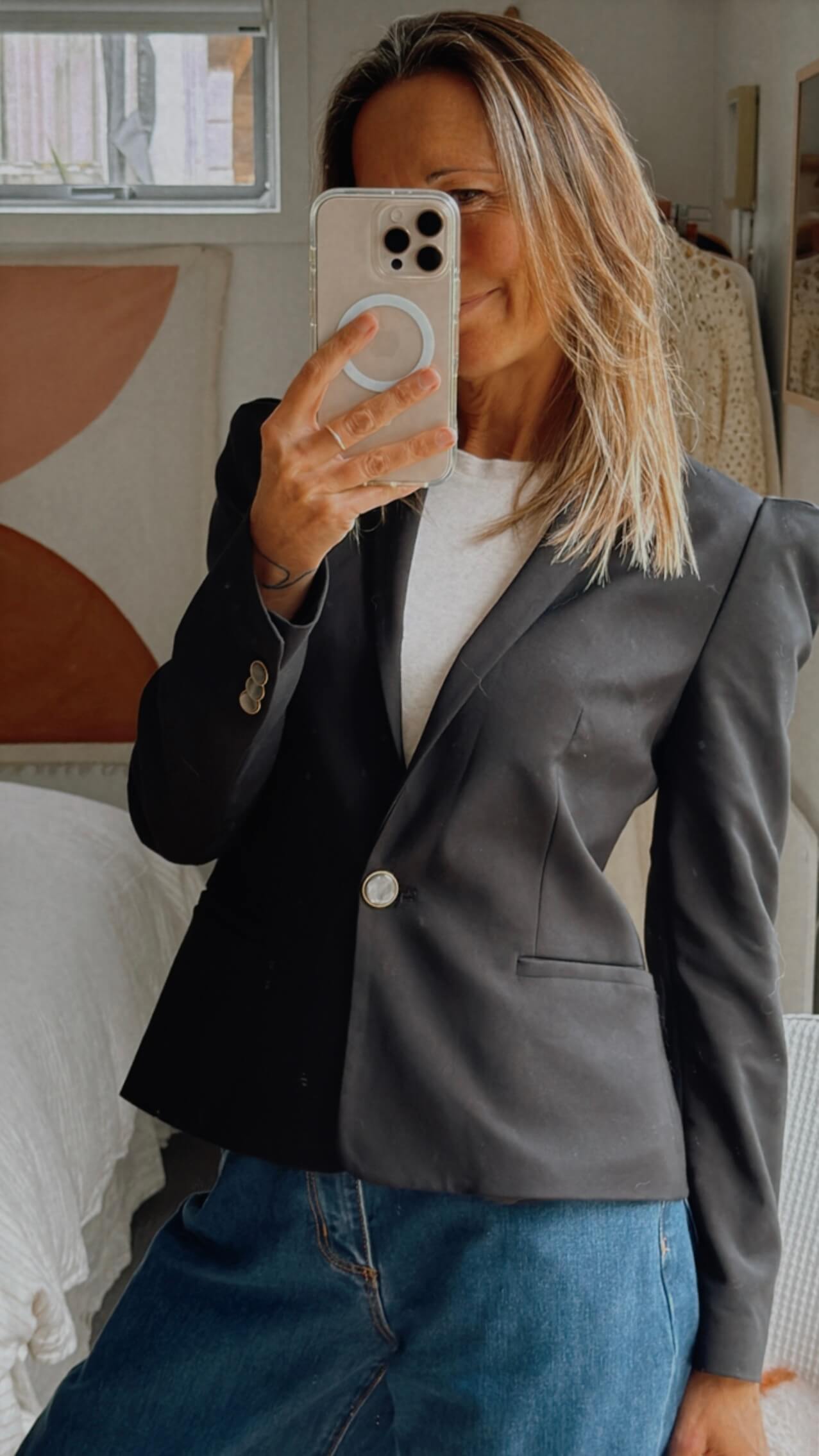 ZARA // Black Blazer // Small