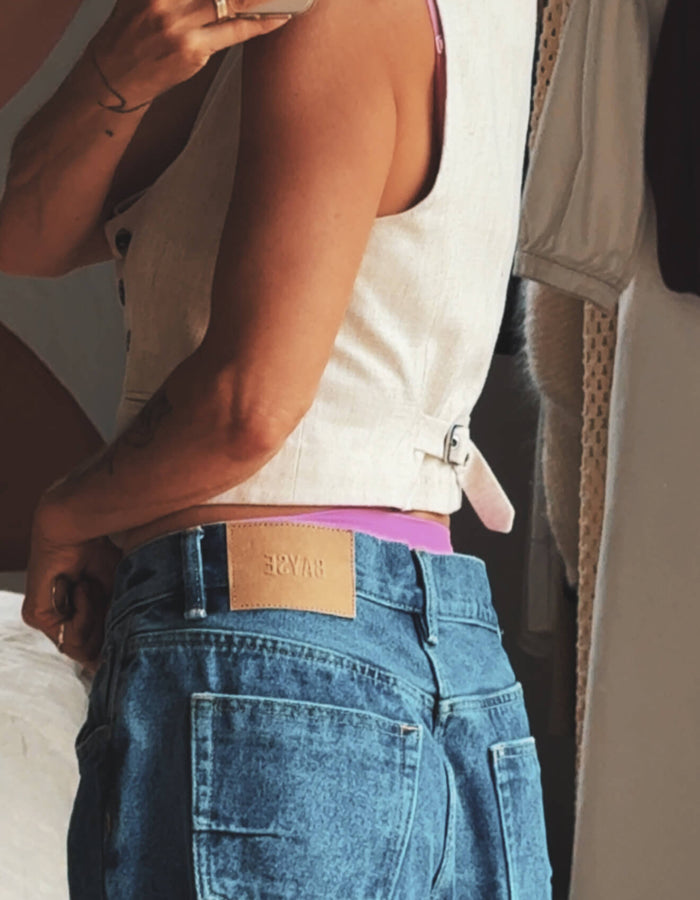 BAYSE // Perry Denim Jeans // Denver Blue // Size 7 - best fit NZ Size 10