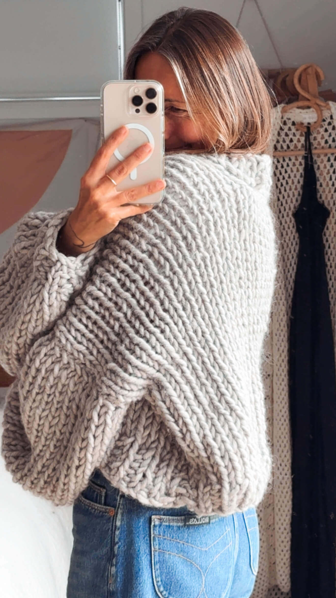 WORN + WILDER // The Basic Cardi // Silver Grey