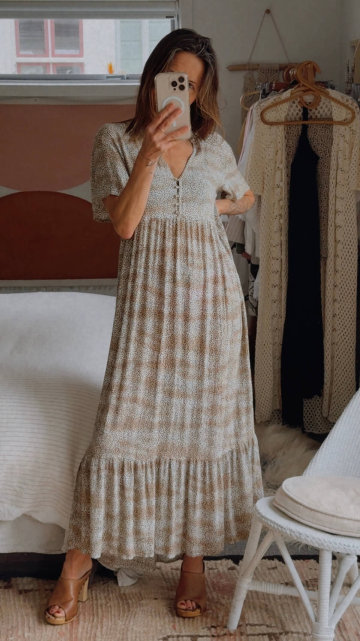 THE HIDDEN WAY // Animal Print Maxi Dress // Size 8