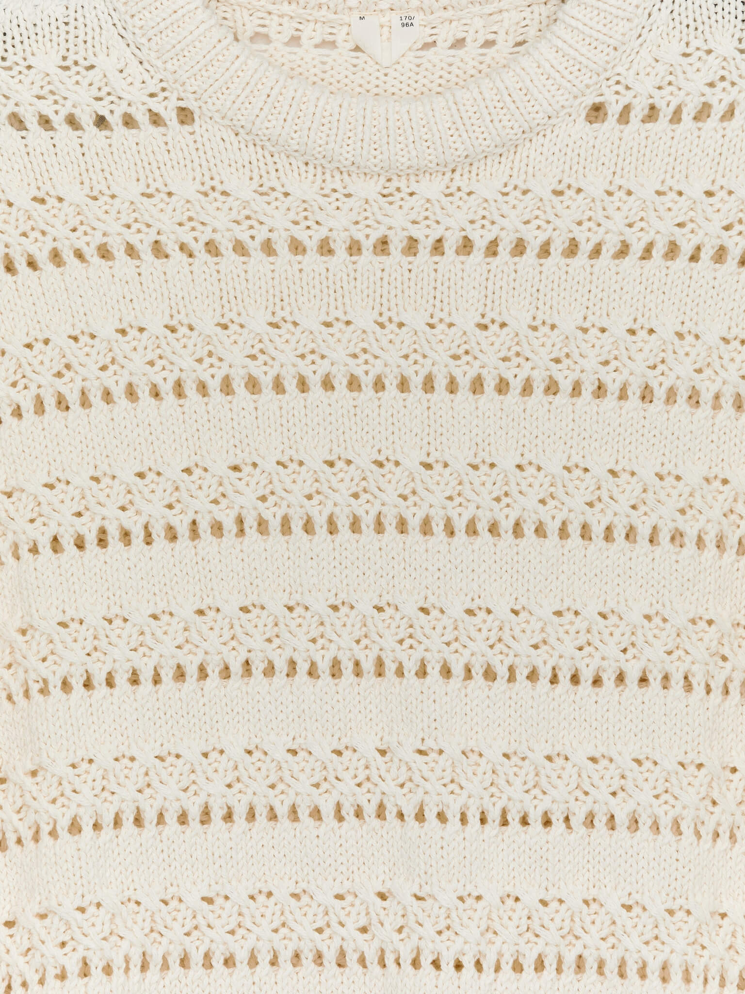 ARKET // Open-Knit Top // Off White // Small