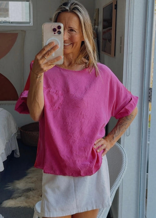 CAROLINE SILLS // Silk Blouse // Size 12