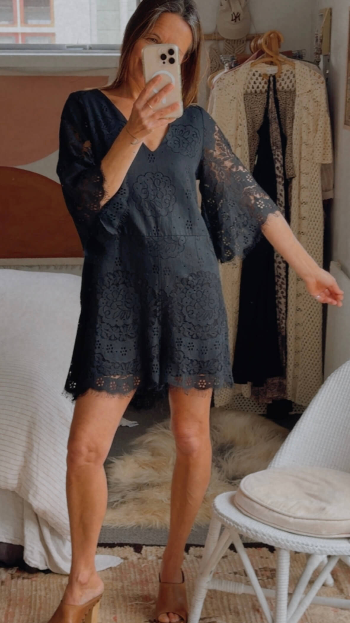 RUBY // Lace Romper // Black // Size 10