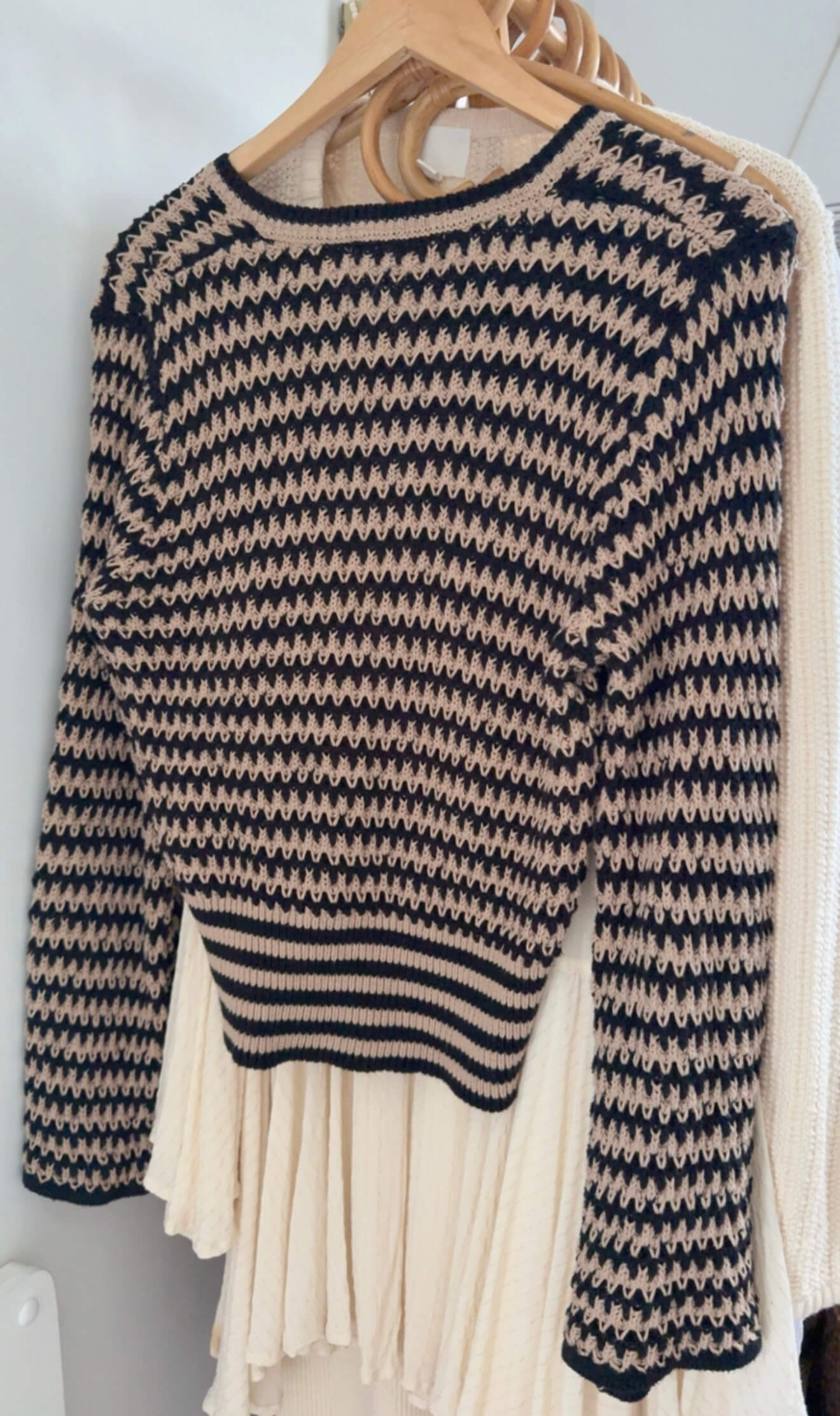 MAX // Organic Cotton Crochet Sweater // Small
