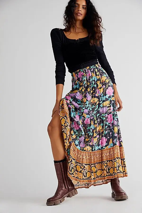 SPELL & THE GYPSY COLLECTIVE // Butterfly Midi Skirt // Firefly // Small