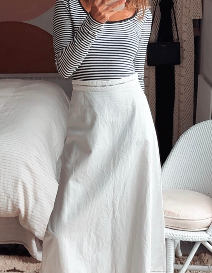 ASSEMBLY LABEL // Cotton/Linen Maxi Skirt // Size 6