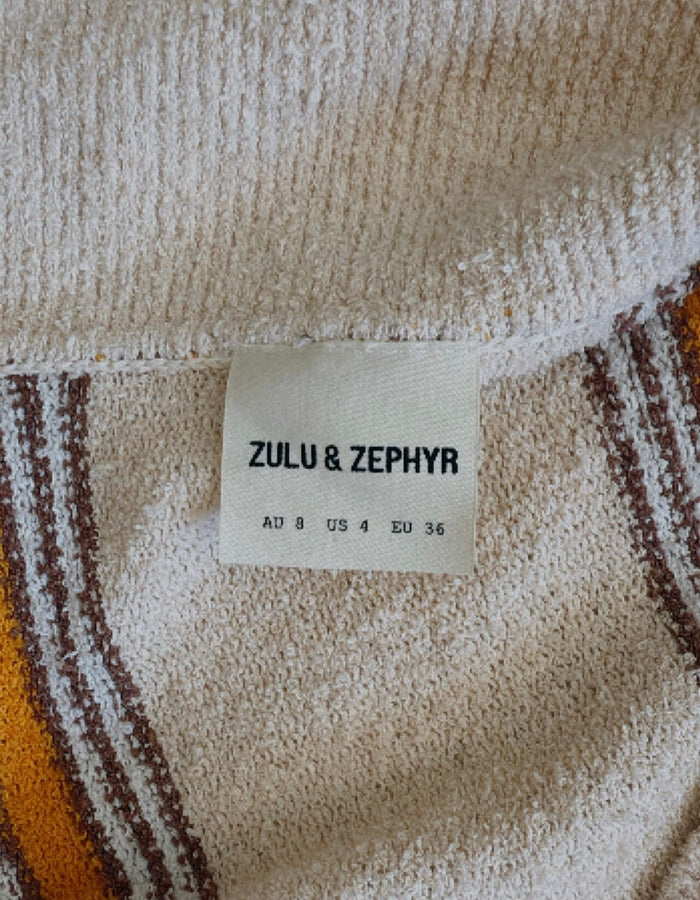 ZULU & ZEPHYR // Towelling Jersey // Striped // S/M