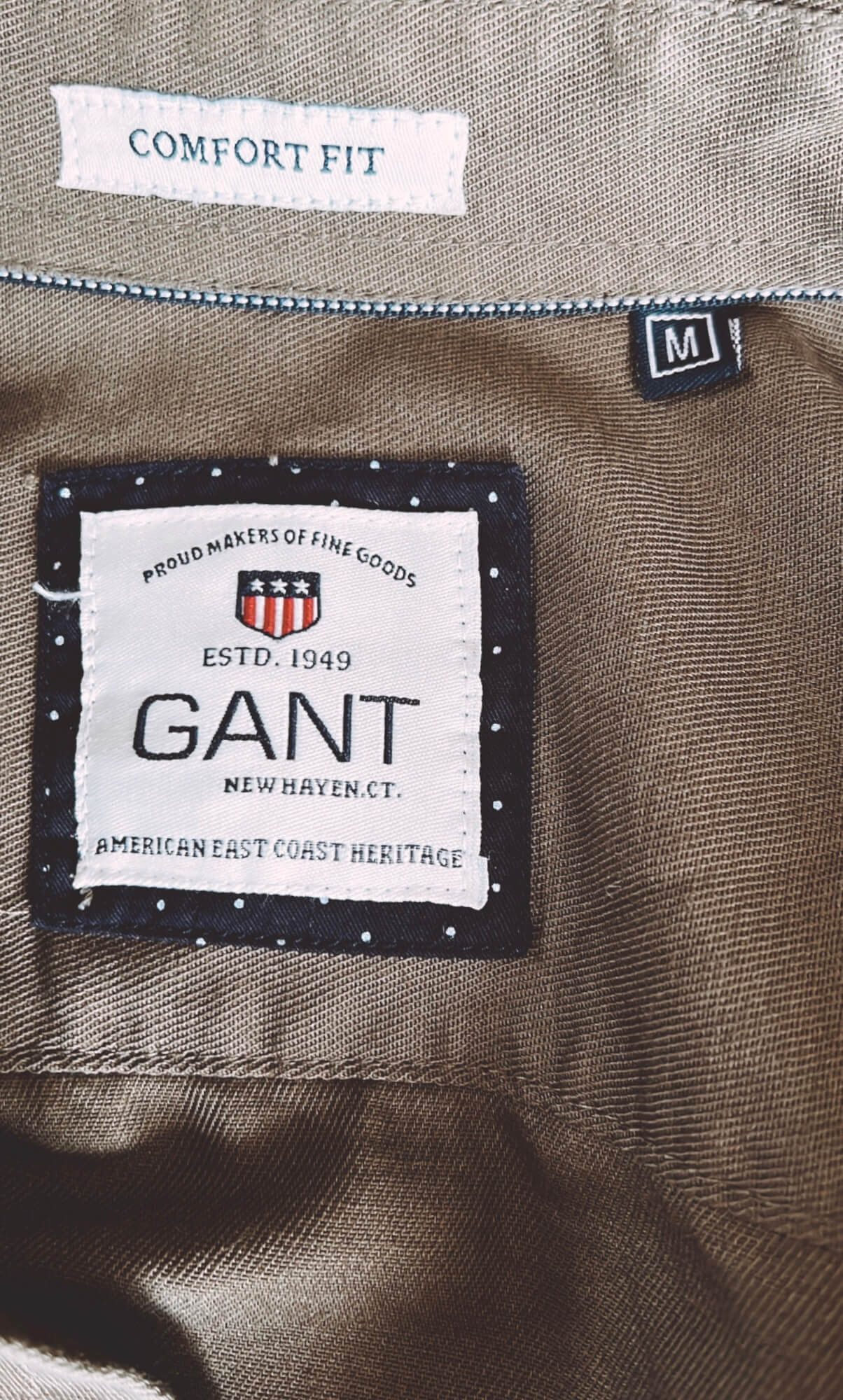 GANT Khaki Green Shirt // small-medium