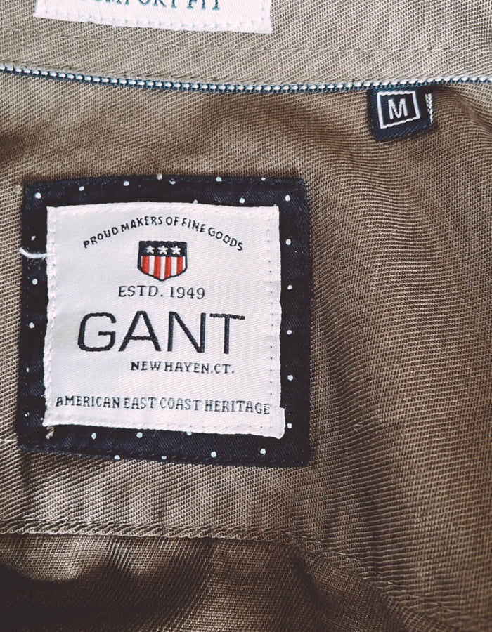 GANT Khaki Green Shirt // small-medium