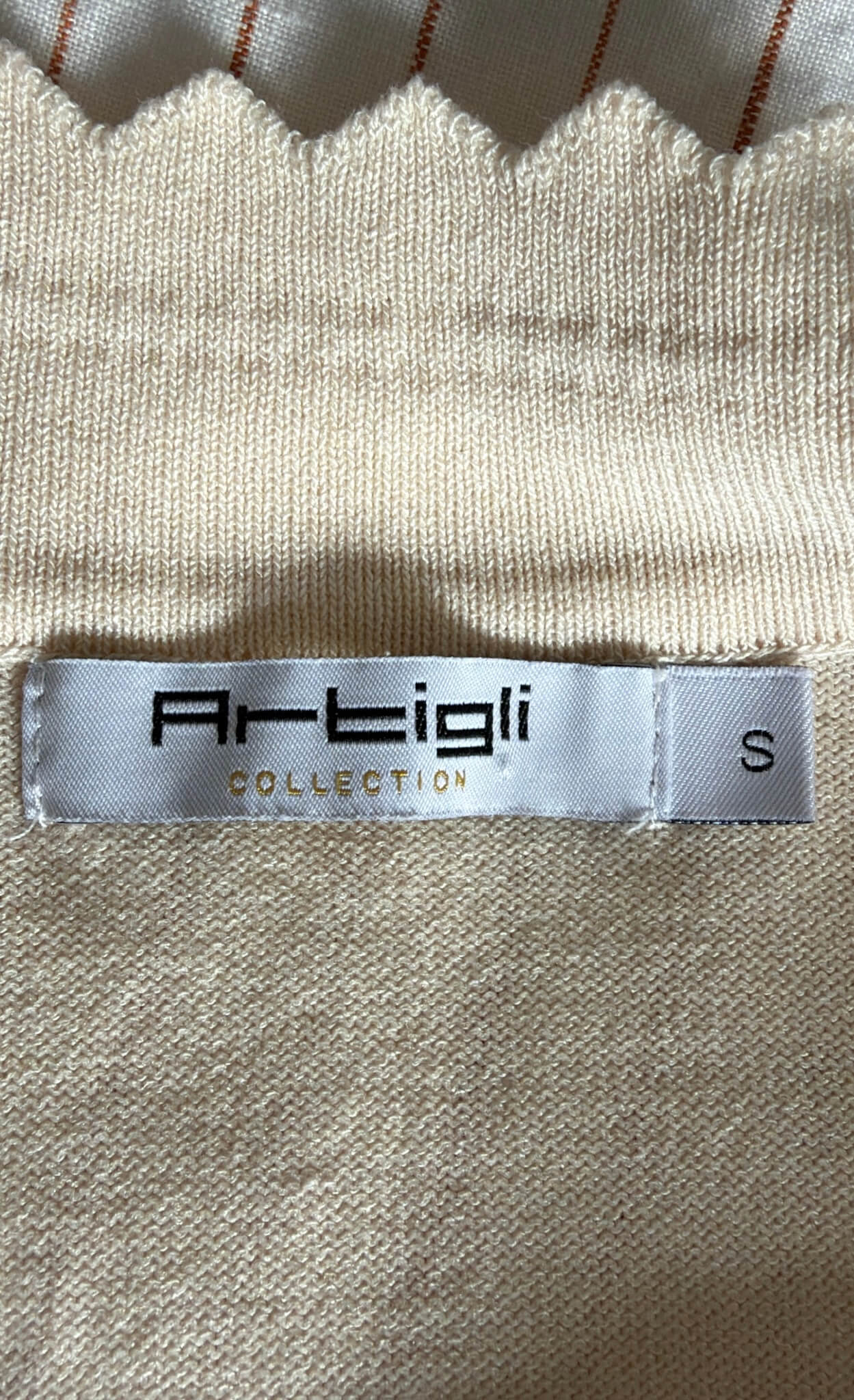 ARTIGLI // SHORT-SLEEVE SWEATER // Vanilla // Small
