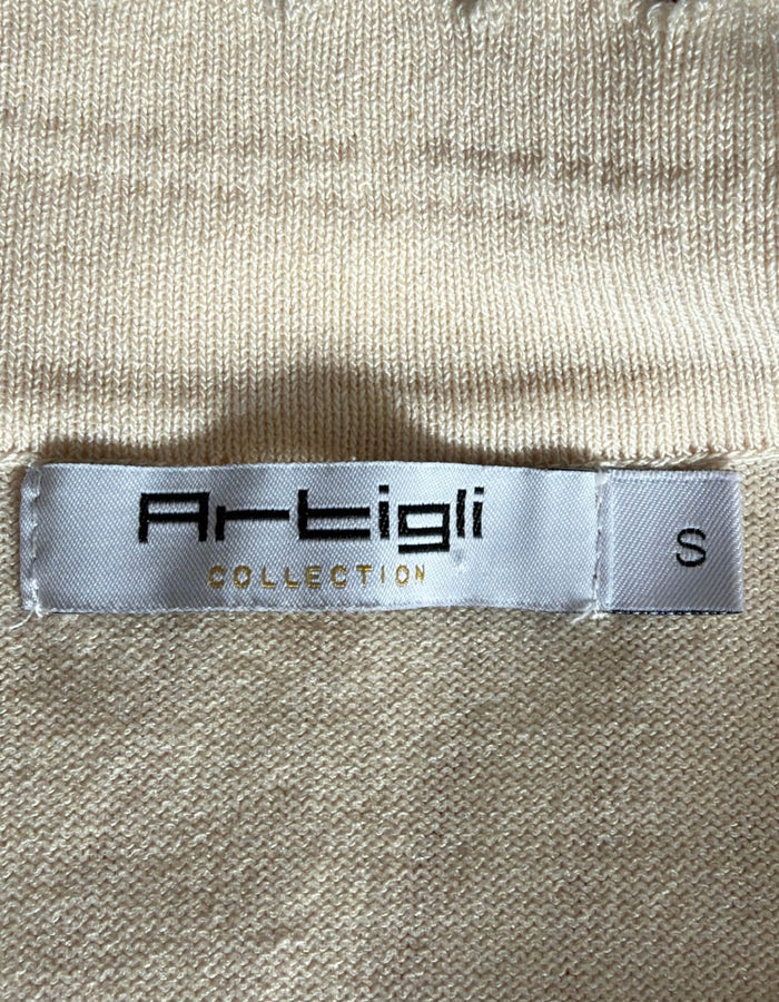 ARTIGLI // SHORT-SLEEVE SWEATER // Vanilla // Small