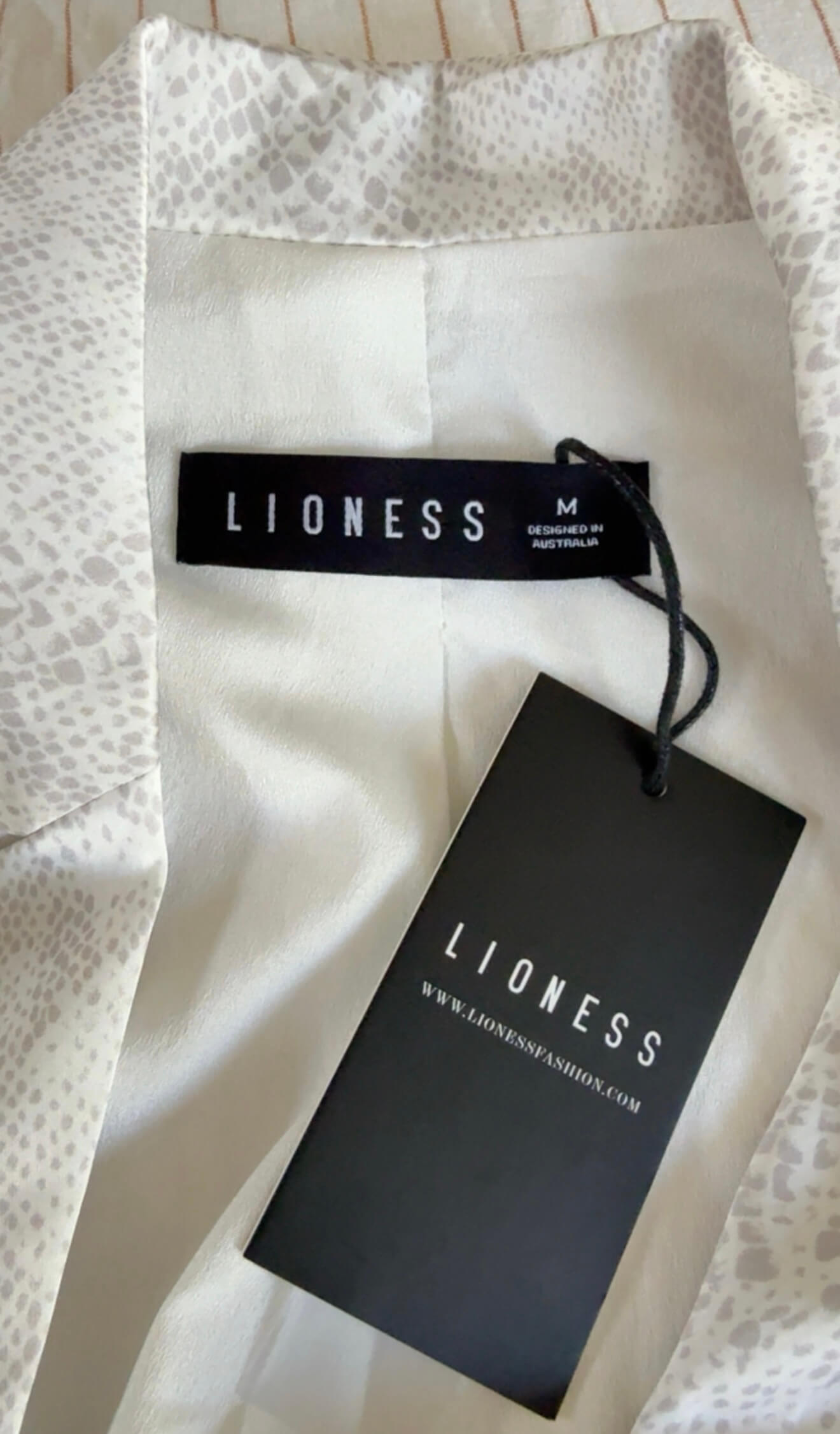 LIONESS // Catching Feelings Mini Dress // Python // Size 10 (MEDIUM)